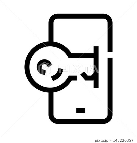 Smartphone key unlocking mobile security and privacy access Smartphone key unlocking mobile security and privacy access 143220357