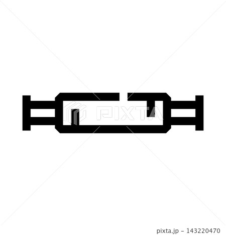 Rolling pin line icon for baking and cooking 143220470