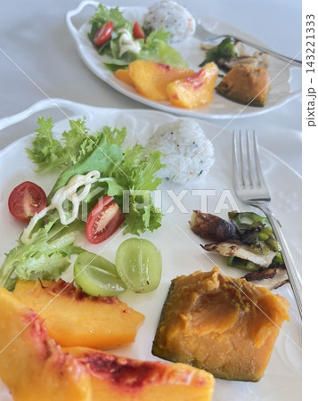 健康 ワンプレ-ト朝食 パン 健康 ワンプレ-ト朝食 パン 143221333