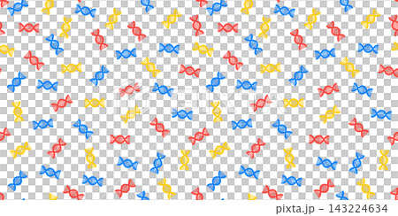 かわいらしいDNAのシームレスパターンの背景素材のベクターイラスト 143224634