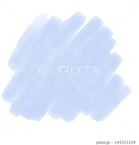 ペリウィンクルブルーの四角い塗りブラシストロークを描いた透明背景の手描きイラスト素材 ペリウィンクルブルーの四角い塗りブラシストロークを描いた透明背景の手描きイラスト素材 143225139