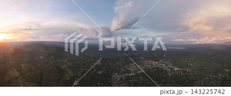 Panorama of nature landscape in Nicaragua Panorama of nature landscape in Nicaragua 143225742