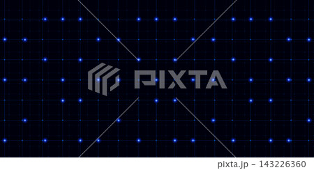 Tech blue grid background with neon lines Tech blue grid background with neon lines 143226360