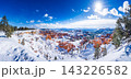 panorama Bryce Canyon National Park in Winter season , Utah, USA 143226582