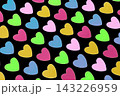 background colored hearts 143226959