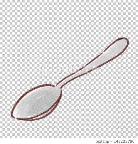 Simple spoon icon illustration Simple spoon icon illustration 143228780
