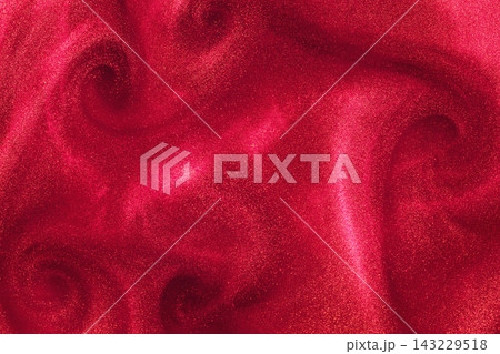Abstract crimson shimmer vortex - Christmas holiday banner background 143229518