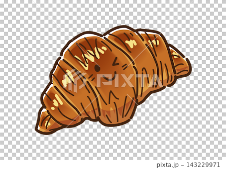 Croissant Cute Character 143229971