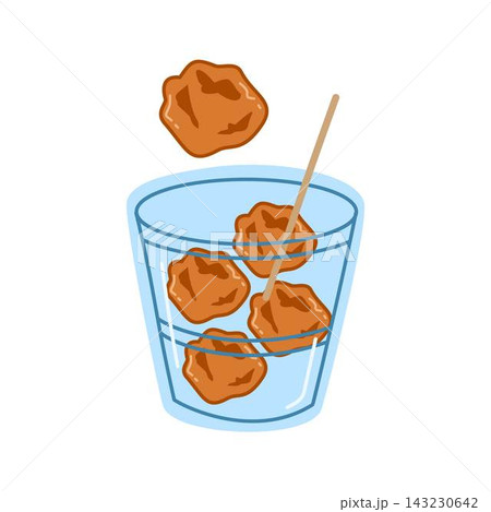 kwek kwek filipino street food illustration 143230642