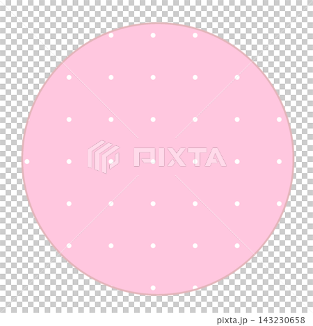 Pink circular polka dot background material Pink circular polka dot background material 143230658