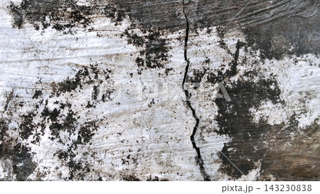 Cracked Old Painted Wooden Wall Texture Background 143230838