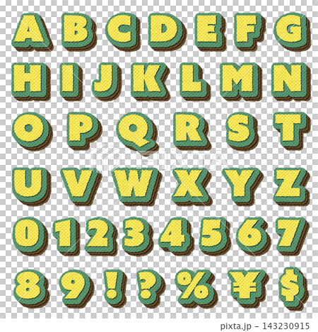 An alphabet set with a design that looks like layers of paper. An alphabet set with a design that looks like layers of paper. 143230915
