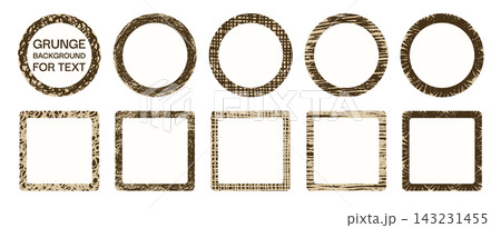 Circle and square frames Crayon grunge drawn backgrounds set Pastel drawn sketch chalk rough texture Circle and square frames Crayon grunge drawn backgrounds set Pastel drawn sketch chalk rough texture 143231455