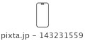スマホのベクター素材 143231559