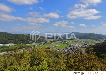 一宮城 明神丸跡から眺める徳島市街の風景（徳島県徳島市） 143232162