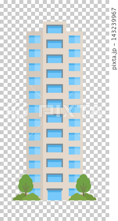 不動産や都市イメージを描いた高層ビルとタワーマンション 143239967