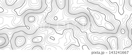 Nautical chart and ocean map with radar bottom/topography. Sonar for vector design blue sea floor pattern. Topographic view on global territory depth measurement illustration. Nautical chart and ocean map with radar bottom/topography. Sonar for vector design blue sea floor pattern. Topographic view on global territory depth measurement illustration. 143241667
