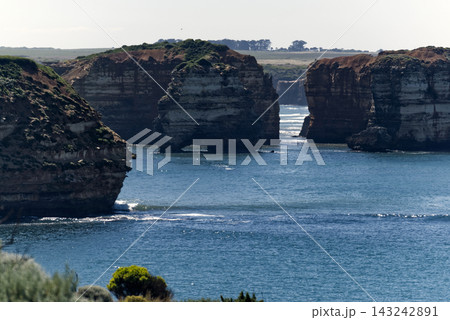 Scenic Bay of Islands Coast on Great Ocean Road, Australia Scenic Bay of Islands Coast on Great Ocean Road, Australia 143242891