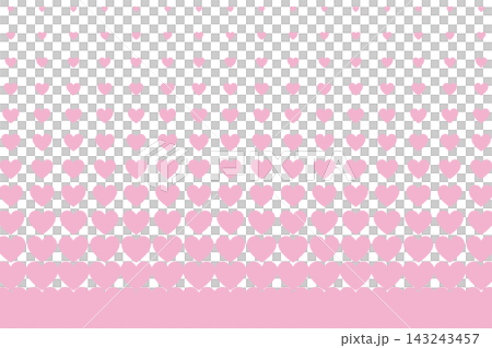 Pink heart halftone background 143243457