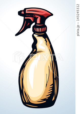 Cleaning spray. Vector drawing icon Cleaning spray. Vector drawing icon 143245312