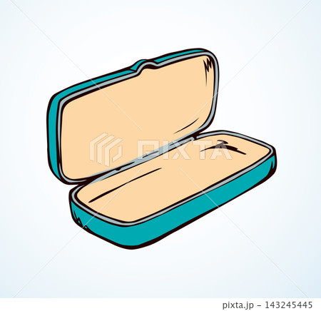 Glasses case. Vector drawing 143245445