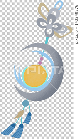 moon tassel pendant 143249576