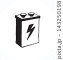 Battery. Vector drawing 143250198