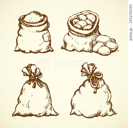 Bag. Vector drawing Bag. Vector drawing 143250205