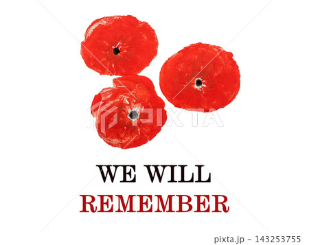 Remembrance Day greeting card Remembrance Day greeting card 143253755