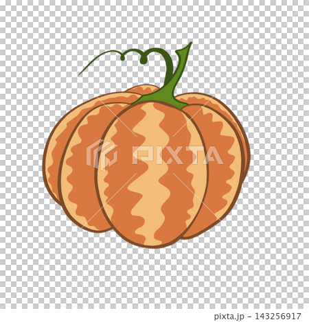 Pumpkin icon isolated on transparent background cutout png design Pumpkin icon isolated on transparent background cutout png design 143256917