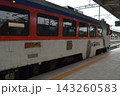 韓国　浦項駅に停車するKORAIL RDCムグンファ号 143260583