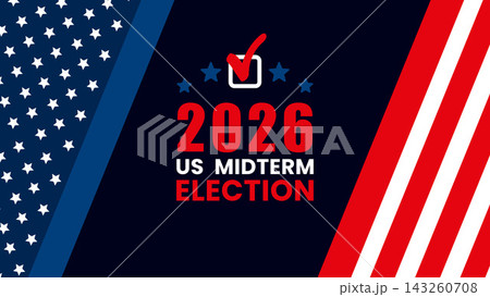 2026 US Midterm Election Voting Patriotic Background 2026 US Midterm Election Voting Patriotic Background 143260708