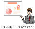 プレゼンをする男性 143263682