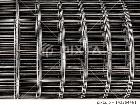 Metal square grid rolls steel wire texture netting fence surface construction building material object Metal square grid rolls steel wire texture netting fence surface construction building material object 143264461