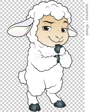A fun animal illustration ☆ Sheep 143264585