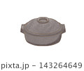 土鍋（黒色） 143264649