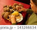 a senior man in a kitchen 143266634