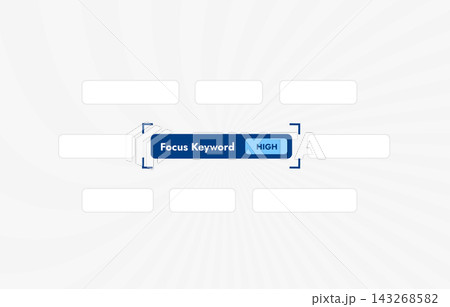 Focus keyword research for SEO strategy, search optimization and content planning. High priority keyword targeting, search visibility and digital marketing performance, vector illustration Focus keyword research for SEO strategy, search optimization and content planning. High priority keyword targeting, search visibility and digital marketing performance, vector illustration 143268582