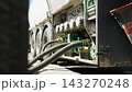Truck tanker supplies airplane with kerosene at airport during global crisis 143270248