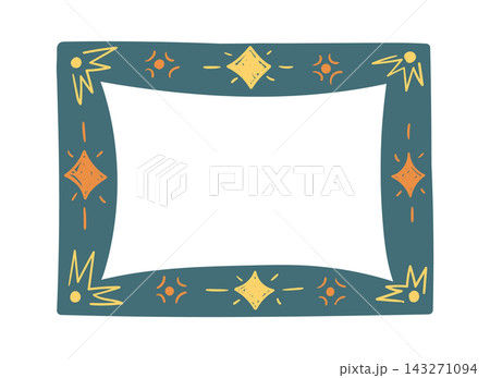 Frame Festive Border Hand Drawn 143271094