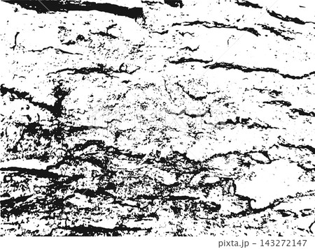 Grunge Texture Flowing Bark Cracks Sweep Horizontally across a Surface 143272147