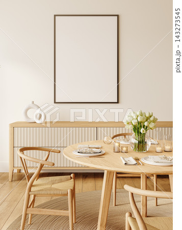 mock up poster frame in interior room mock up poster frame in interior room 143273545
