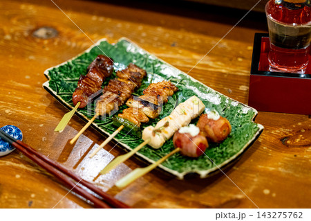焼き鳥の盛り合わせ 焼き鳥の盛り合わせ 143275762