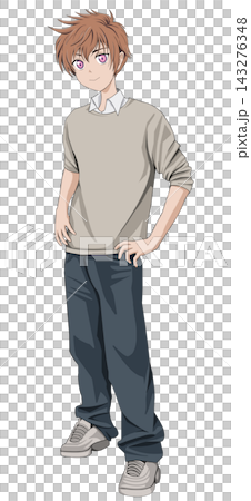 A man with his hands on his hips A man with his hands on his hips 143276348