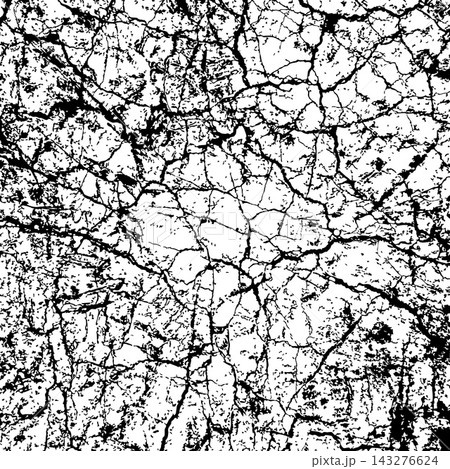 Cracked dry earth texture for environmental awareness and drought illustration 143276624