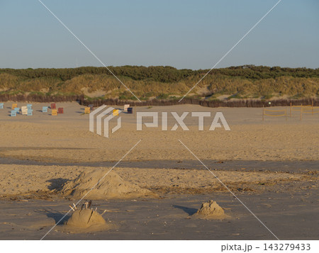 the island of Juist in the german north sea the island of Juist in the german north sea 143279433