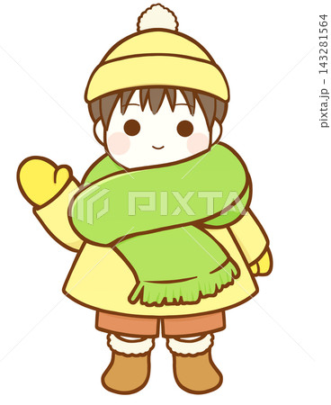 寒い日の男の子(右手) 寒い日の男の子(右手) 143281564