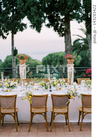 Elegant destination wedding dinner at Grand Hotel Timeo Sicily Elegant destination wedding dinner at Grand Hotel Timeo Sicily 143283422