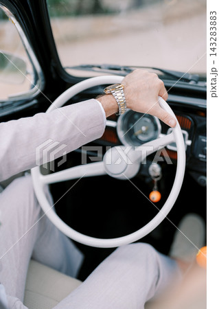 Luxurious automobile interior showcasing refined details and determined attitude Luxurious automobile interior showcasing refined details and determined attitude 143283883