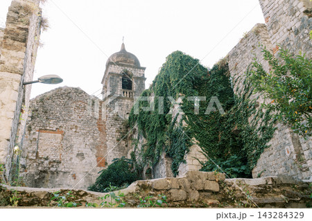 Saint Nicholas Church Ruins Old Town Kotor Montenegro 143284329